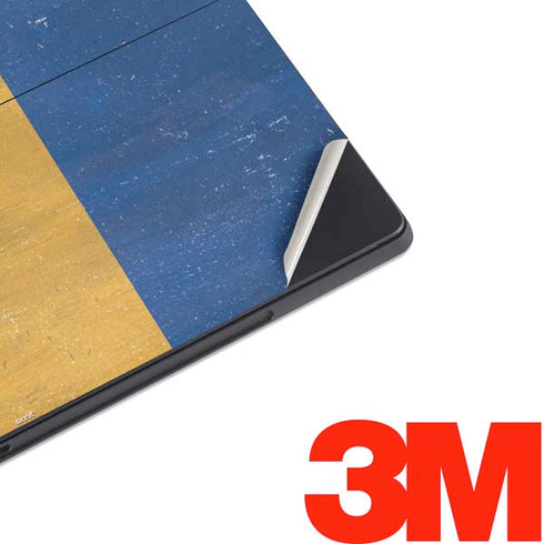 Barbados Flag Distressed Surface Pro 7 Skin